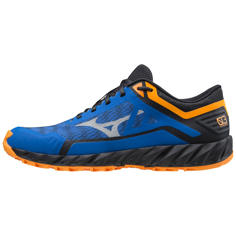 Zapatillas Trail Running Mizuno Wave Ibuki 3 Para Hombre Azules/Naranjas 0543816-HK